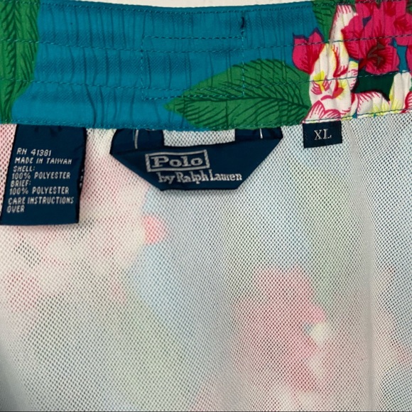 Polo Ralph Lauren Swim Trunks Men's XL Floral Pattern Classic - Picture 10 of 13